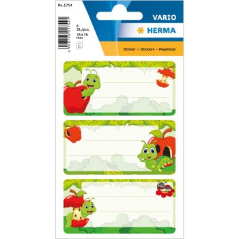 HERMA nalepovacie etikety na učebnice - 76 x 35 mm -...