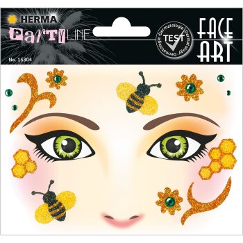 HERMA Face Art nálepky na tvár "Honey...