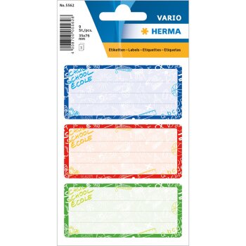 HERMA nalepovacie etikety na učebnice - 76 x 35 mm -...