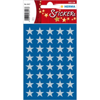 HERMA Weihnachts-Sticker DECOR "Sterne", 13 mm,...
