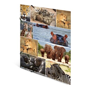 HERMA Eckspannermappe "Afrika Tiere", aus...