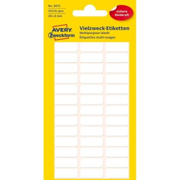 AVERY Zweckform Vielzweck-Etiketten, 20 x 8 mm,...