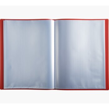 EXACOMPTA Sichtbuch, DIN A4, PP, 30 Hüllen, rot