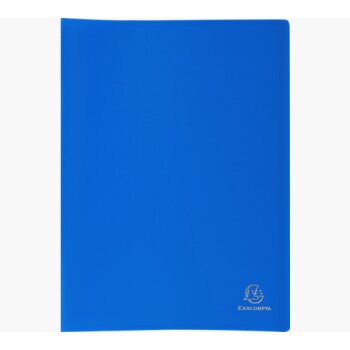 EXACOMPTA Sichtbuch, DIN A4, PP, 50 Hüllen, blau