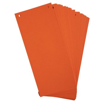 EXACOMPTA Trennstreifen Recycling, 105 x 240 mm, orange