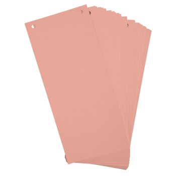 EXACOMPTA Trennstreifen Recycling, 105 x 240 mm, rosa