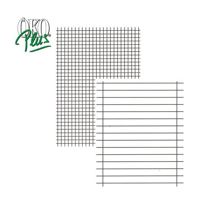 ÖKO-Plus podložka do zošita A5 linajková / štvorčeková