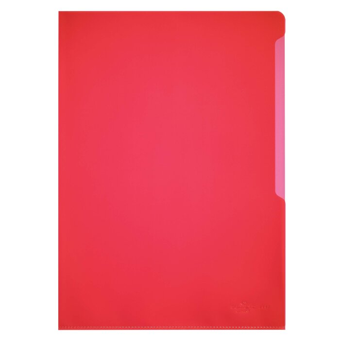 DURABLE STANDARD euroobal - A4 - PP - 0,10 mm - červený - 100 ks