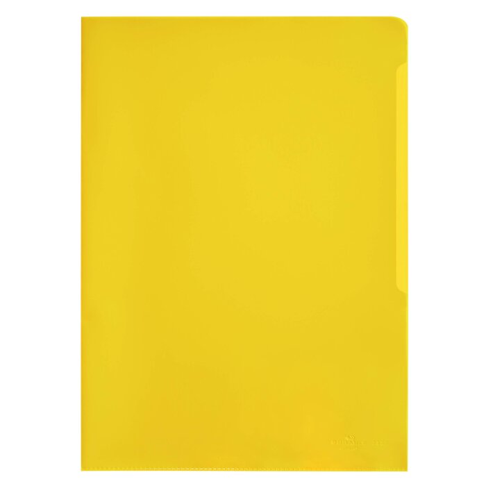 DURABLE STANDARD euroobal - A4 - PP - 0,10 mm - žltý - 100 ks