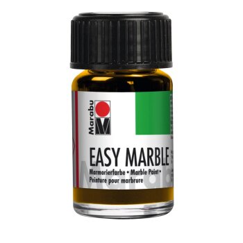 Marabu Marmorierfarbe Easy Marble, 15 ml, Mittelgelb 021