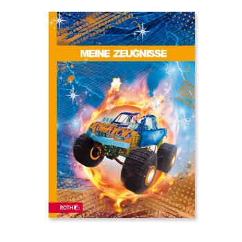 ROTH Zeugnismappe "Monstertruck", mit Design...