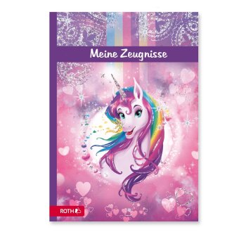 ROTH Zeugnismappe "Einhornportrait", mit Design...
