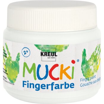 KREUL MUCKI Fingerfarbe Weiß 150 ml