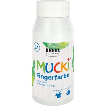 KREUL MUCKI Fingerfarbe Weiß 750 ml