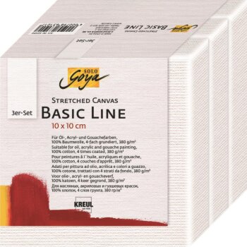 KREUL SOLO GOYA Stretched Canvas Basic Line sada 3 ks 10...