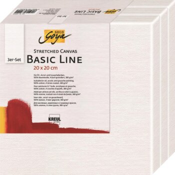 KREUL SOLO GOYA Stretched Canvas Basic Line sada 3 ks 20...