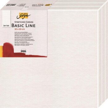 KREUL SOLO GOYA Stretched Canvas Basic Line sada 3 ks 30...
