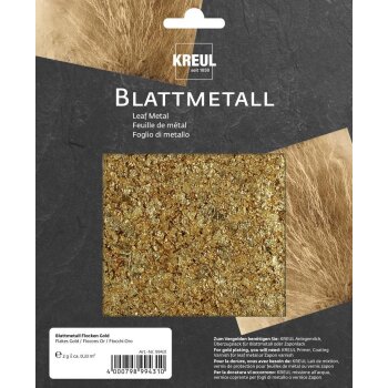 KREUL Blattmetall Flocken Gold 2 g