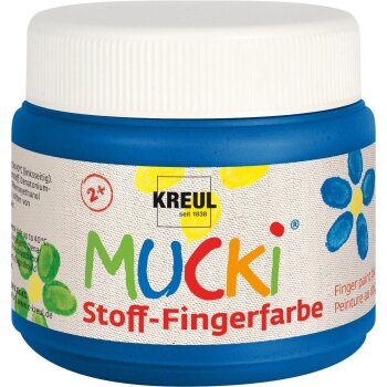 KREUL MUCKI prstová farba na textil - modrá...