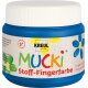 KREUL MUCKI prstová farba na textil - modrá - 150 ml