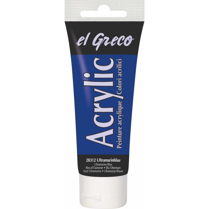 KREUL el Greco akrylová farba - ultramarínová modrá - 75 ml tuba