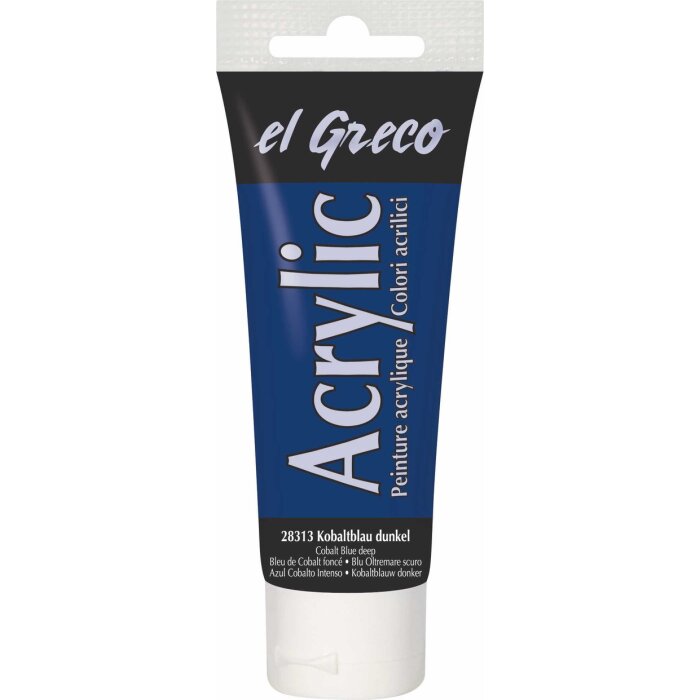 KREUL el Greco Acrylic Kobaltblau dunkel 75 ml Tube