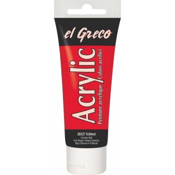 KREUL el Greco Acrylic Echtrot 75 ml Tube