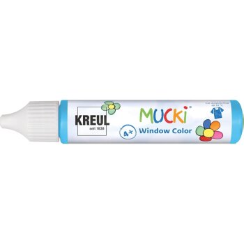 KREUL MUCKI farba na sklo - svetlomodrá - 29 ml