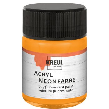 KREUL Acryl Neonfarbe Neonorange 50 ml