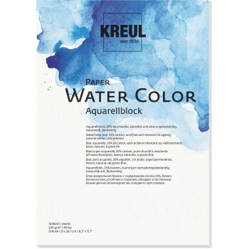 KREUL akvarelový papier - A4 - 10 listov