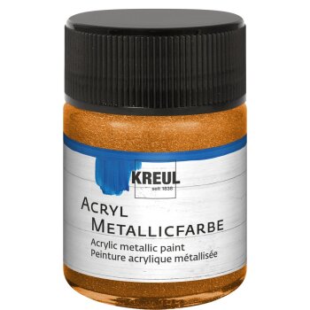 KREUL Acryl Metallicfarbe Goldbronze 50 ml