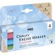KREUL Chalky Kreidemarker 4er Set Fensterdeko