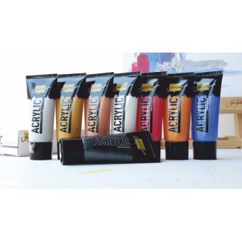 KREUL SOLO GOYA Acrylic 20 ml 8er Set Effect Colors