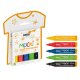 KREUL MUCKI Stoff-Sternchen Stoffmalstift 5er Set