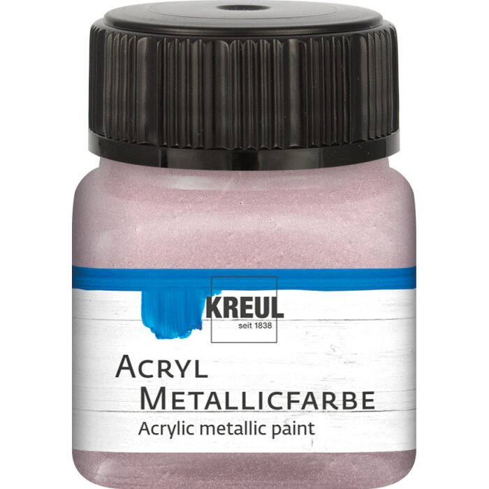 KREUL akrylová metalická farba - ružovozlatá - 20 ml
