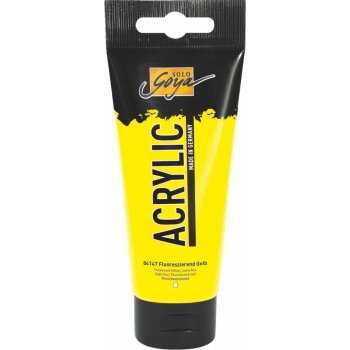 KREUL SOLO GOYA Acrylic Fluoreszierend Gelb 100 ml Tube