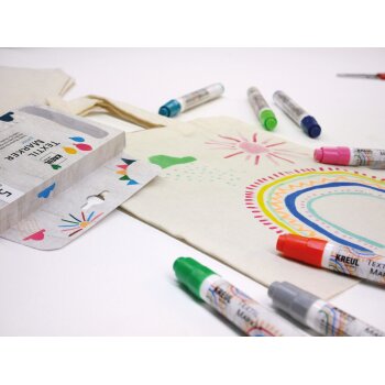 KREUL Textil Marker medium Junior 5er Set