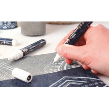 KREUL Textil Marker Opak 4er Set Black & White