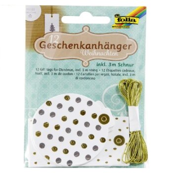 folia Geschenkanhänger "Weihnachten...
