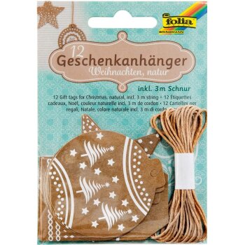 folia Geschenkanhänger "Weihnachten...