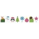 folia Flecht- & Webmotive Set "XMAS", DIN A4, 12 Blatt