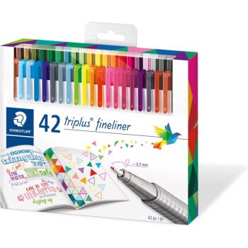 STAEDTLER 334 triplus fineliner - Brilliant Colours - 42...