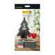 Securit 3D-Weihnachts-Kreidetafel "TREE", schwarz