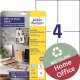 AVERY Zweckform univerzálne etikety recyklované - Home Office
