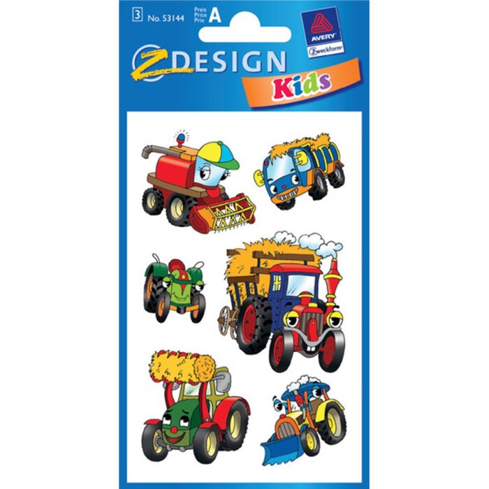 AVERY Zweckform ZDesign KIDS Papier-Sticker "Traktor"