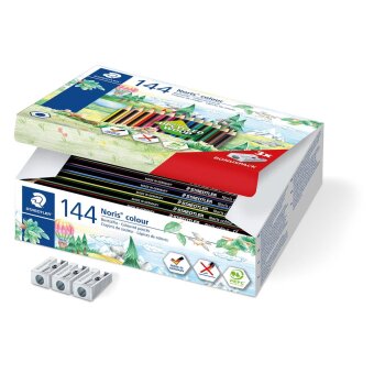 STAEDTLER Noris 185 colour farbičky - 144 ks + 3...