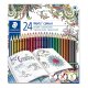 STAEDTLER Noris 185 colour Buntstifte 24er Kartonetui "Malen für Erwachsene"