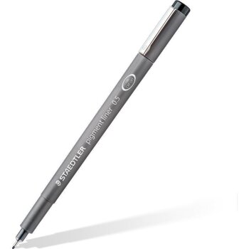STAEDTLER pigment liner - čierny - 4 ks