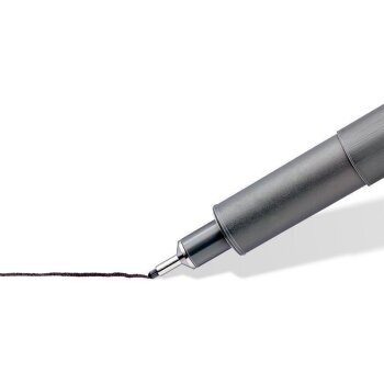 STAEDTLER pigment liner - čierny - 4 ks