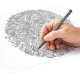 STAEDTLER pigment liner - čierny - 4 ks